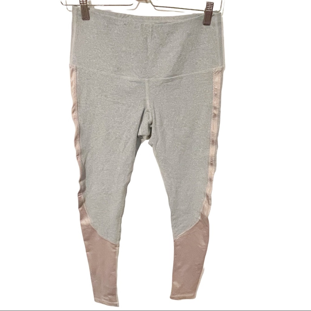 Split 59 Size Small Grey Colorblock Pink Mesh Athletic Leggings